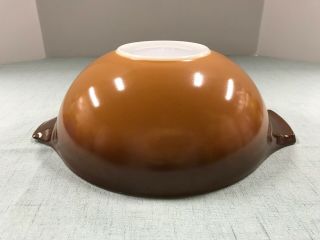 Vintage Pyrex 4qt Orange To Brown Cinderella Mixing Bowl 444