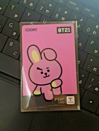 Bt21 - Cu X Bts Official T - Money Korea Transportation Card Cooky