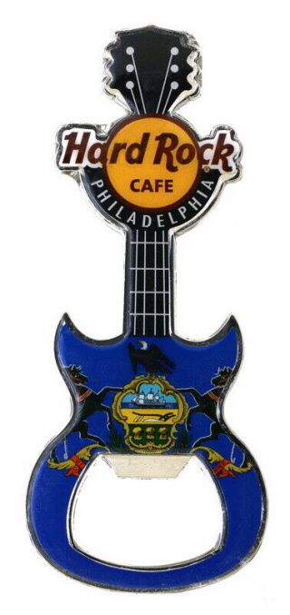 Hard Rock Cafe Philadelphia State Flag Magnet Bottle Opener