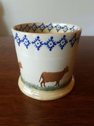 Rare Nicholas Mosse Art Pottery Mug Irish Cow Made in Ireland 2