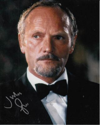 Julian Glover 007 James Bond Authentic Autograph Kristatos For Your Eyes Only