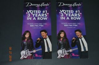 Donny & Marie Las Vegas Flyer - Qty 1