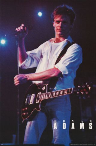 Poster : Music : Bryan Adams - In Concert - Nmpo8 Rbw3 F