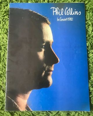Phil Collins In Concert Tour Programme 1982