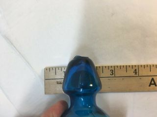 Bischoff Greenwich Flint Craft Glass Stopper for decanter 3 Blue 2