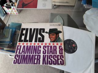 Elvis Presley Vinyl Record Flaming Star And Summer Kisses