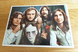 Genesis Panini Pop Stars Mini - Poster Sticker 73 1975 Scarce
