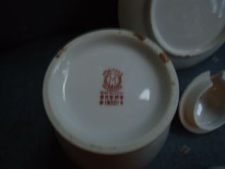 Vintage Noritake Azalea Jelly Jar with Lid,  Spoon,  and Plate 4