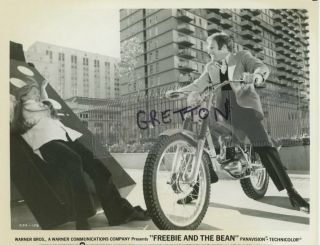 James Caan On Motorcycle Freebie And The Bean Rare Photo