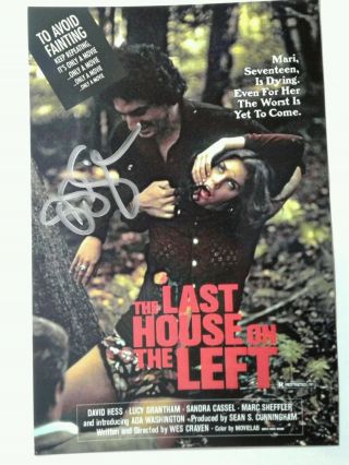 Sean S Cunningham Hand Signed Autograph 4x6 Photo - Last House On Left - Director