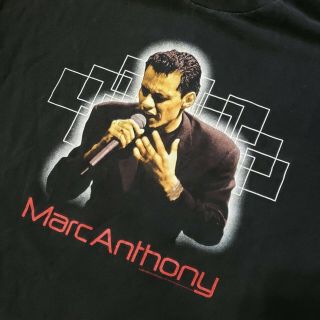 Marc Anthony Vintage 2000 Concert Tour Large T - Shirt (latin R&b Rap Hip Hop)