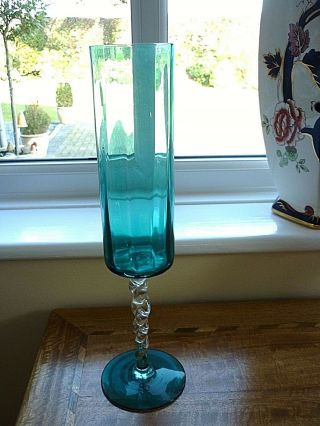 Vintage Murano Tall Art Glass Vase