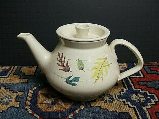 Vintage Franciscan Autumn Leaves Teapot Gladding Mcbean Co.
