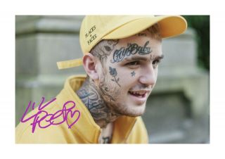 Lil Peep 5 A4 Signed Mounted Photograph Picture Poster With Choice Of Frame