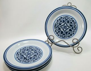 Home Catalina Medallion Salad Plate (set Of 2) Blue & White Target Porcelain