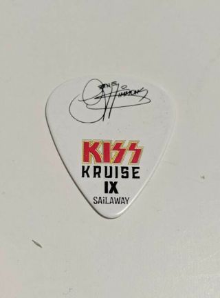 Kiss Kruise Ix Gene Simmons Guitar Pick Sailaway
