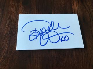 Pamela Anderson Baywatch 3x5 Signed Index Card Autograph