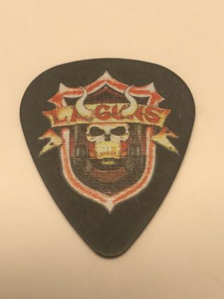 L.  A.  Guns Ace Von Johnson Tour Guitar Pick Color Matte Black
