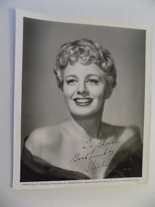 1953 Shelley Winters (d.  2006) Actress Signed 8x10 Photo