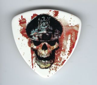 Slayer Kerry King 2011 Tour Guitar Pick World Painted Blood