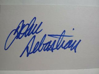 John Sabastian Hand Signed Autograph 3x5 Index Card - Woodstock - Music Legend