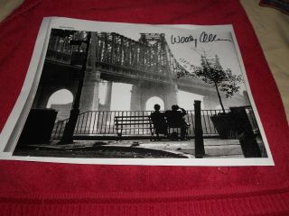 Woody Allen Autographed 8 1/2 X 11 Photo Printed On Paper