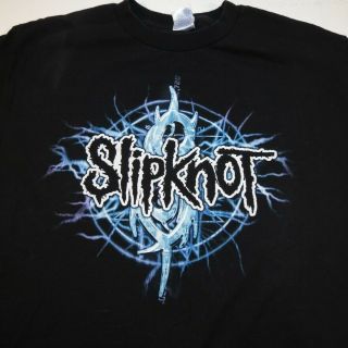 Slipknot Concert Tour Tee T Shirt Sz Mens L Heavy Metal Corey Taylor