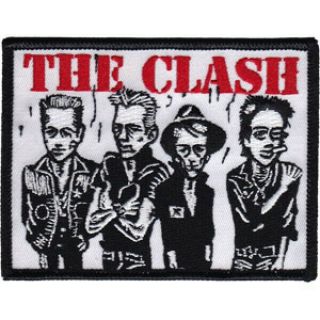 The Clash Iron - On Patch Band Caricature Logo