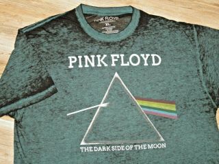 Unique Mens Xl Pink Floyd Spun 50 Cotton 50 Polyester The Dark Side Of Moon Vg