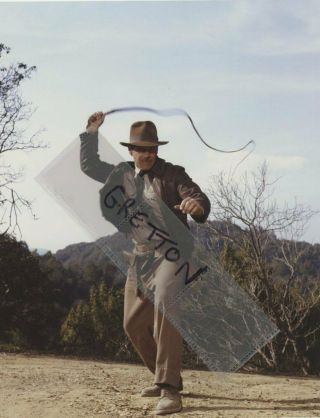 Harrison Ford As Indiana Jones Colour Print Photo
