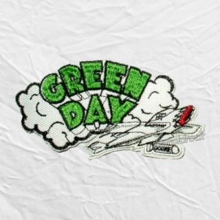Green Day Dookie Plane Logo Embroidered Patch Rock Band Billie Joe Armstrong