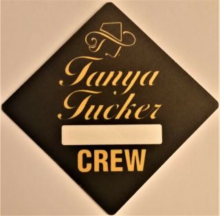 Tanya Tucker - Satin Concert Tour Backstage Pass - Crew -