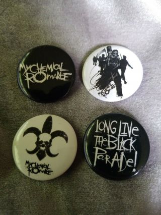My Chemical Romance Black Parade Pins