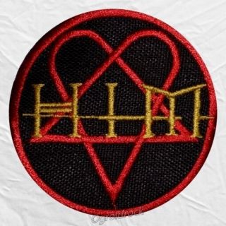 Him Logo Embroidered Patch Finnish Rock Band Mika Karppinen Juippi Heavy Metal