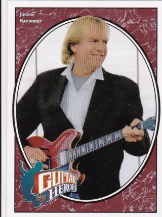 The Moody Blues Justin Hayward 2008 Upperdeck Trading Card 256