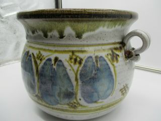 Studio Art Hand Crafted Signed Pottery Planter 4
