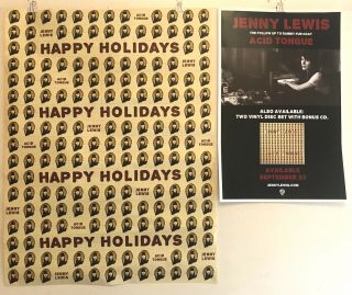 Jenny Lewis - Acid Tongue Wb 2008 Promo Poster & Happy Holidays Wrapping Paper