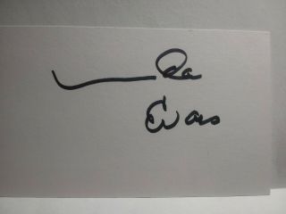 Linda Evans Authentic Hand Signed Autograph Index Card - Famous Actress