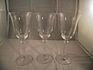 Set Of 3 Mikasa Jolie Wine/water Glasses With Tags