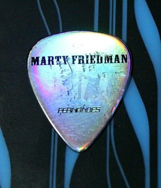 Megadeth // Marty Friedman Custom Guitar Pick // Chameleon Mirror