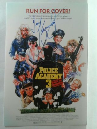 Tim Kazurinsky As Sweetchuck Hand Signed Autograph 4x6 Photo - Police Academy 3
