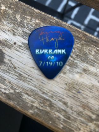 KISS Hottest Earth Tour Guitar Pick Eric Singer Signed Atlanta Georgia 8/31/10 3