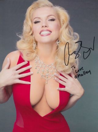 Agnes Bruckner Signed 8x10 Photo Anna Nicole Smith Tv Movie Autographed Stripper