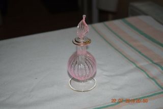 Lovely Vintage Murano Glass Scent Perfume Bottle