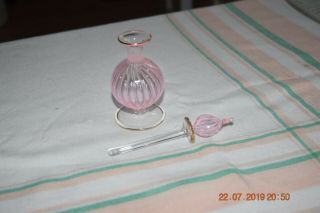 Lovely Vintage Murano Glass scent perfume Bottle 2