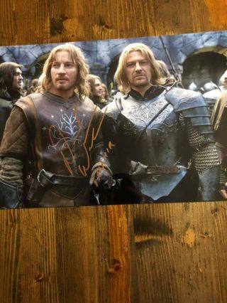 Autograph From David Wenham From The Lord Of The Rings On A 8x10 Photo In Person