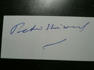 Peter Hinwood Hand Signed Autograph Cut - The Rocky Horror Picture Show