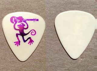 Keith Urban Metallic Purple On Pearl White Monkeyville Guitar Pick From 2005