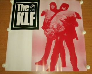 The Klf White Room 1991 Arista Records Promo Poster 24 " X 24 "