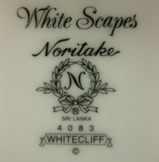 Noritake WHITECLIFF 4083 1 Dinner Plate 10 3/4 